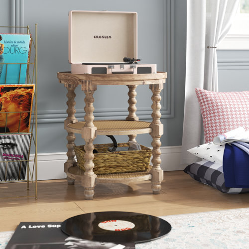 Lark Manor Alberteen Solid Wood Tray Top End Table Wayfair